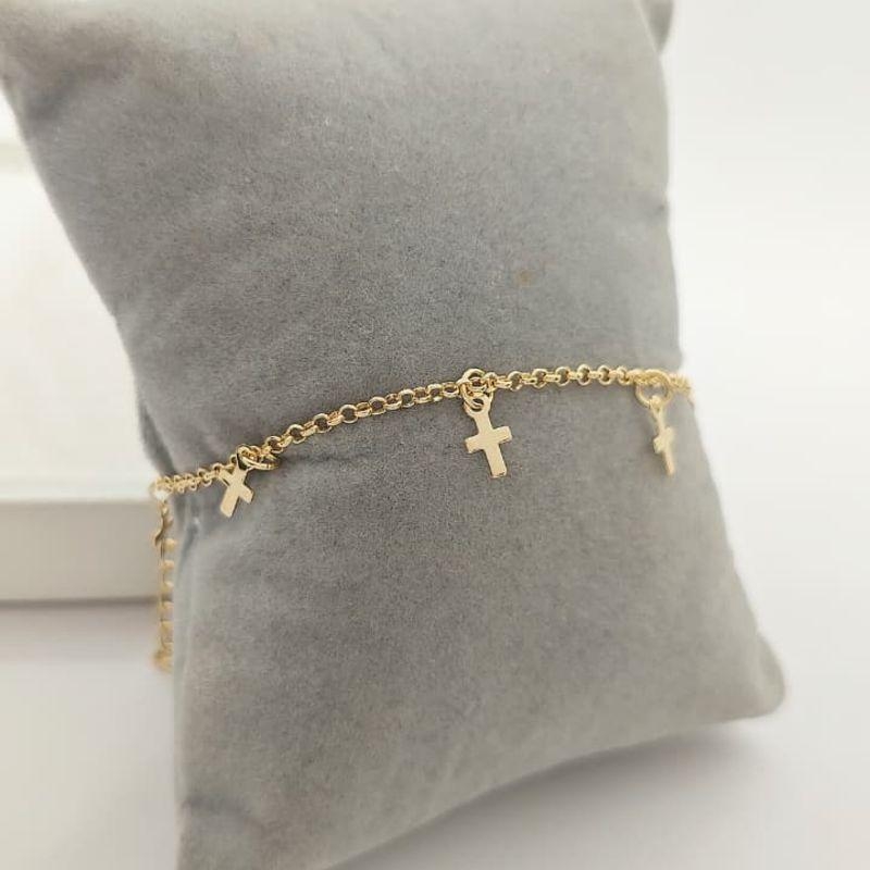 tornozeleira cruz com elo português