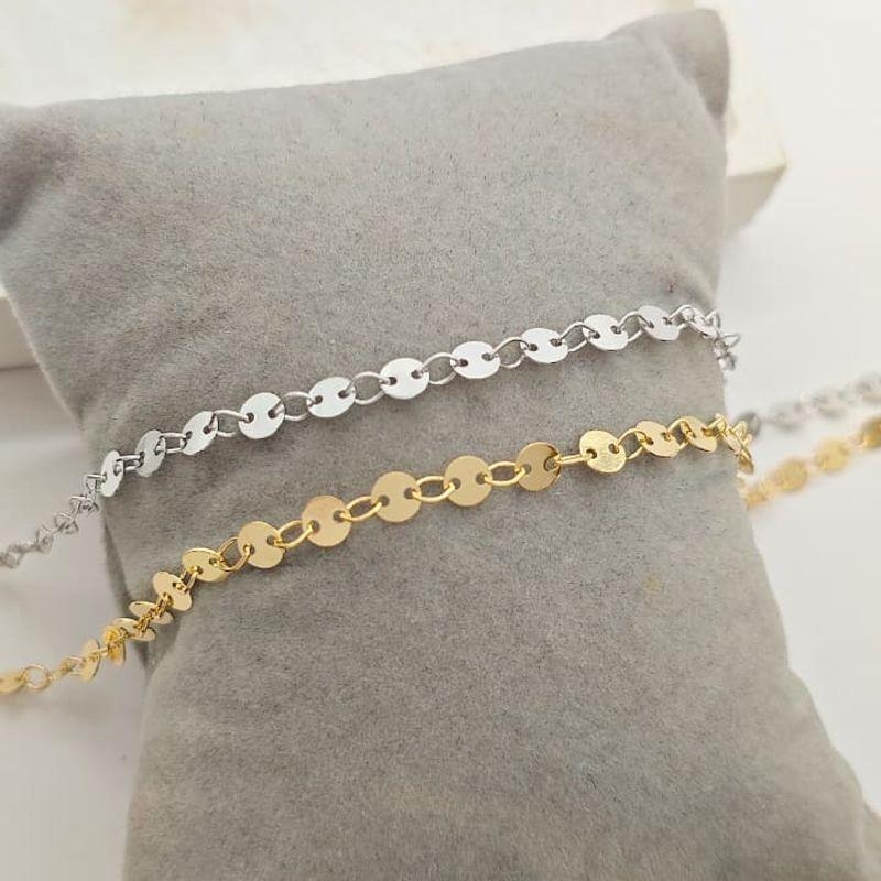 tornozeleira medalha rhodio