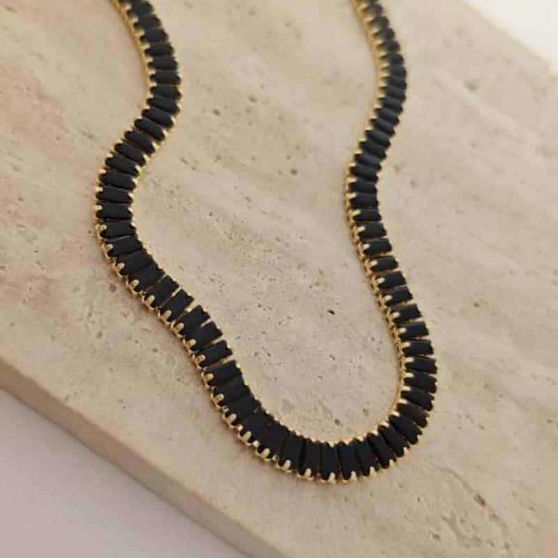 chocker riviera baguete preta