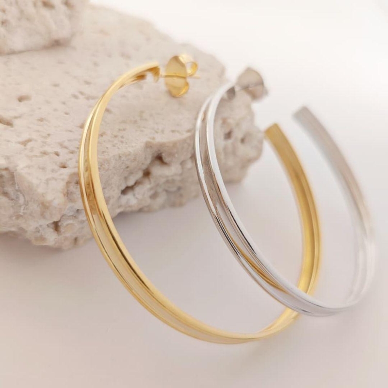 argola dois fios 5,5cm