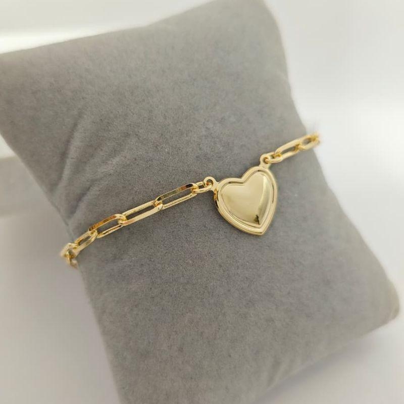 pulseira cartier e coração liso