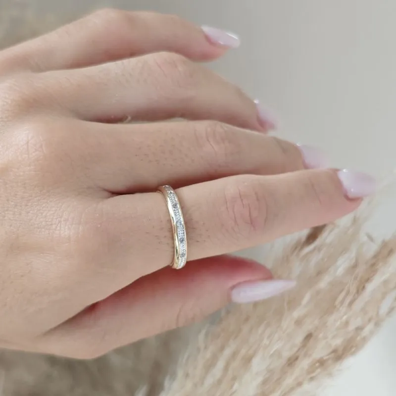 anel com caneta de rhodio