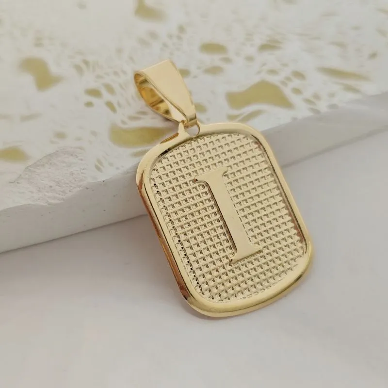 Pingente placa letra  I