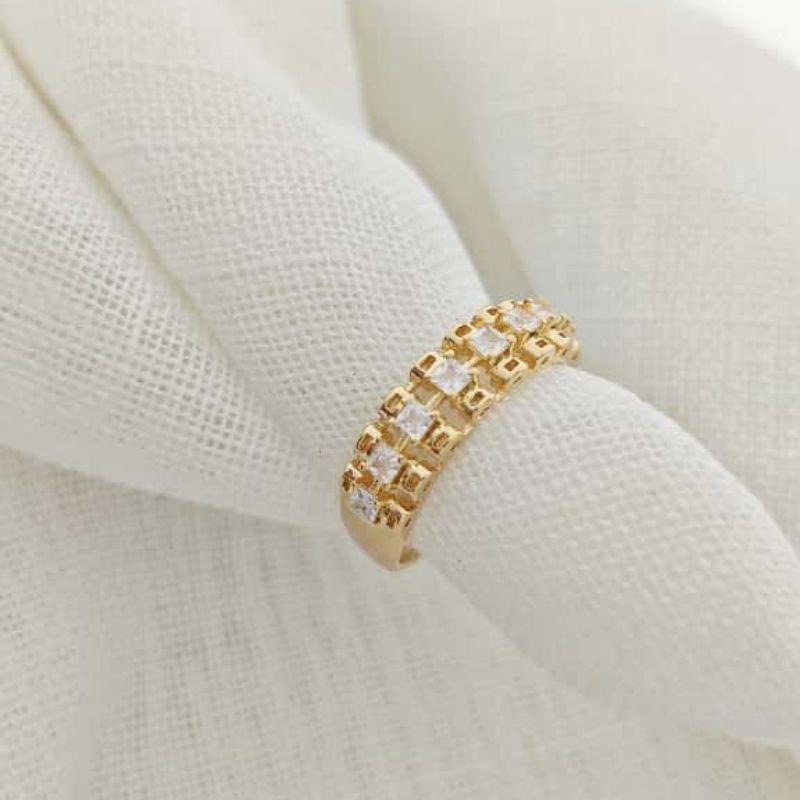 anel com zirconia