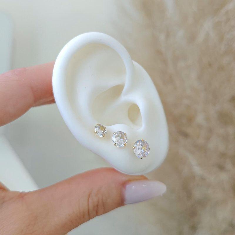 brinco ponto de luz GG 8mm