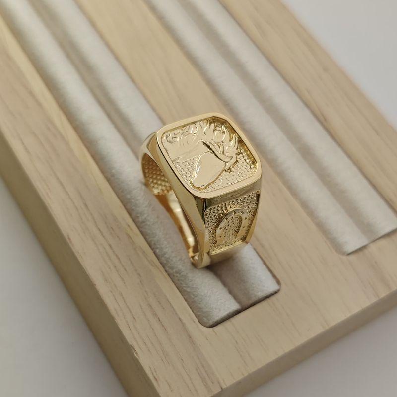 anel masculino de cavalo