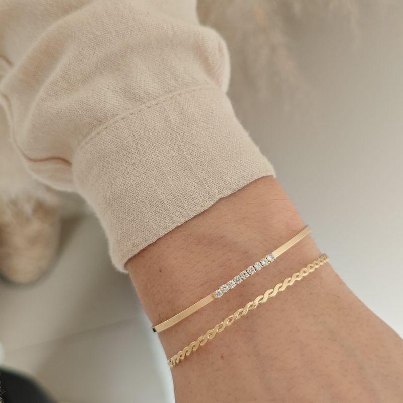 bracelete intrelaçado