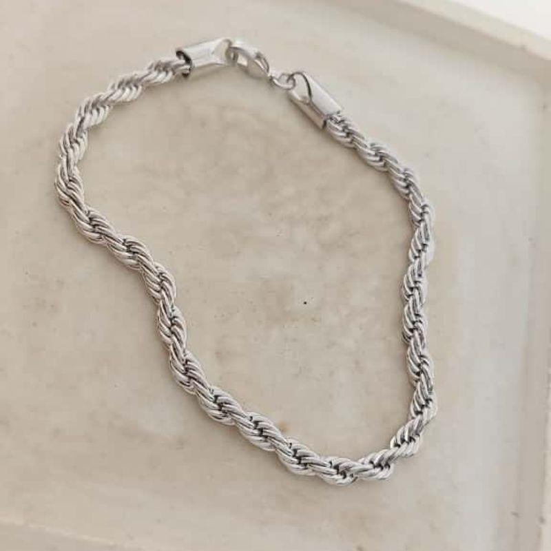 pulseira cordão baiano rhodio