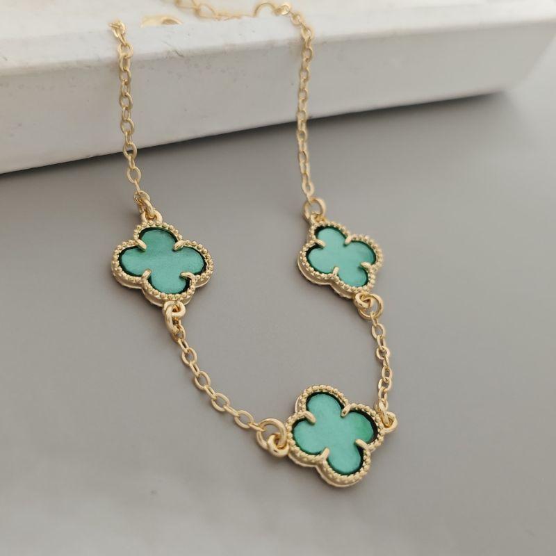 pulseira trevo verde P