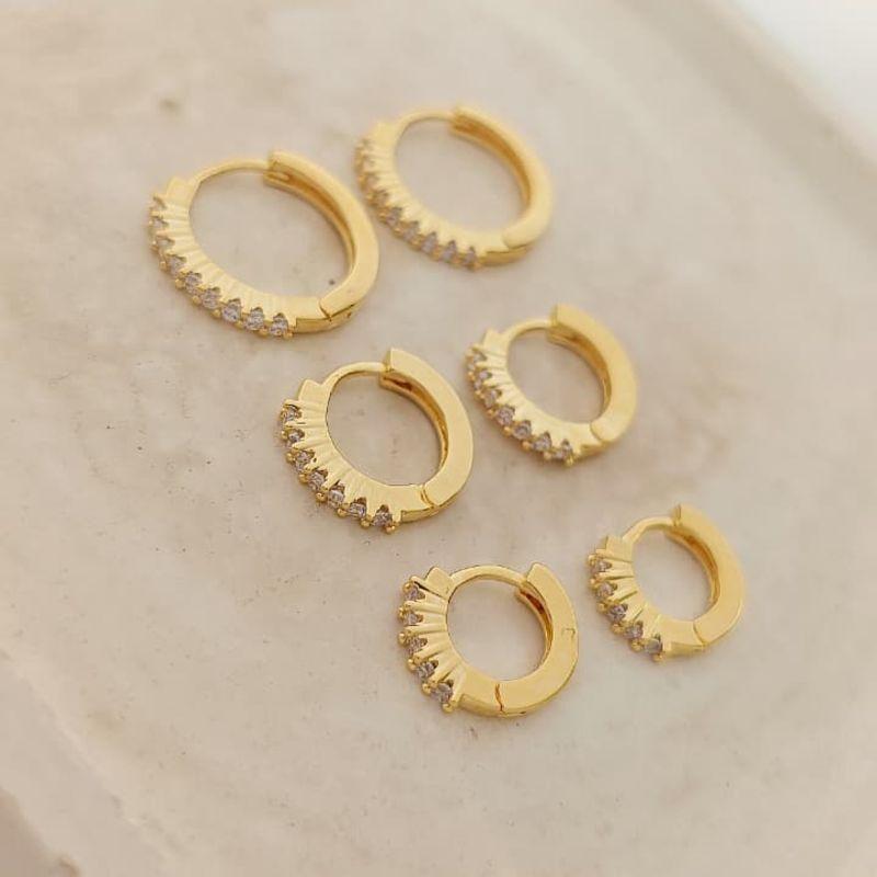 argolinha cravejada M 1,2cm