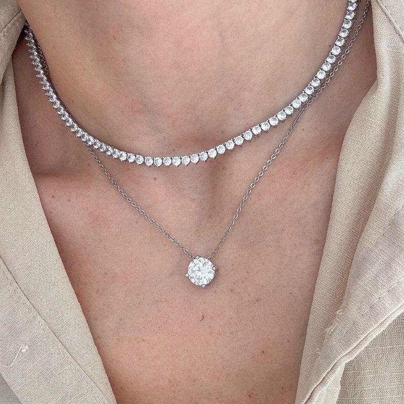 chocker riviera rígida em rhodio