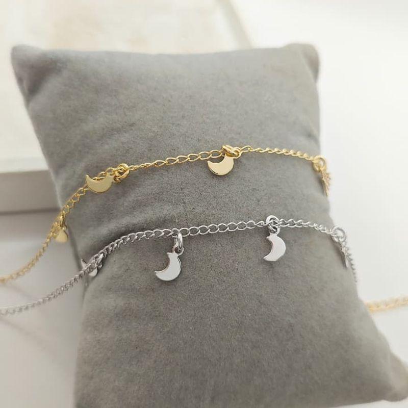 tornozeleira com lua