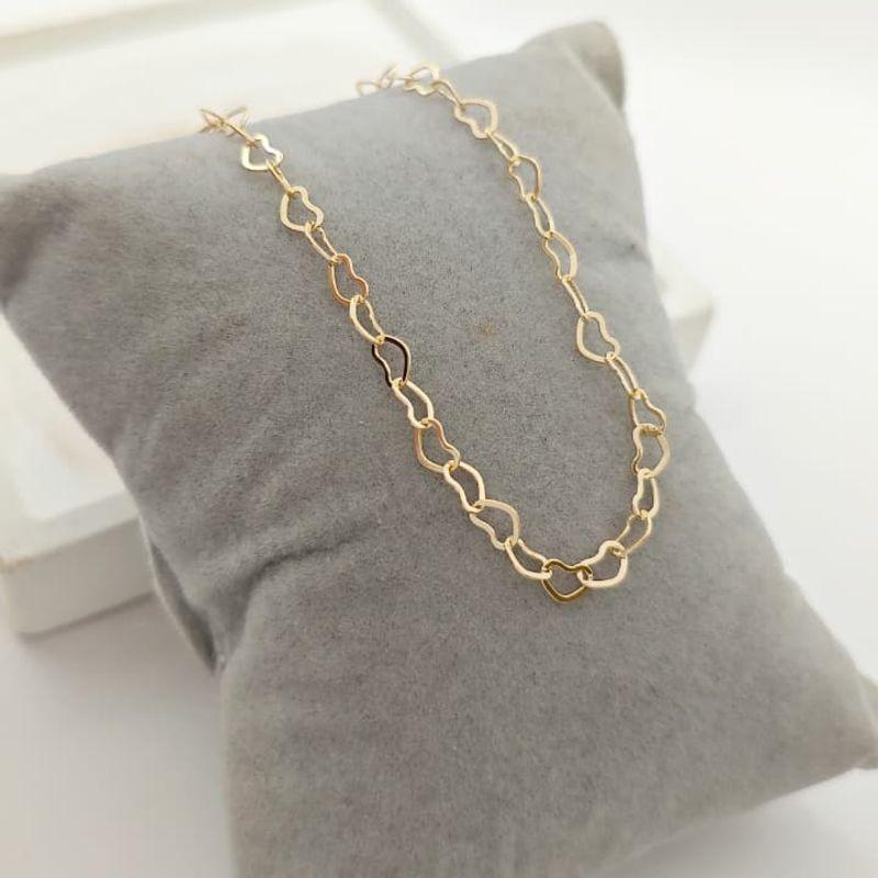 tornozeleira elo de coração