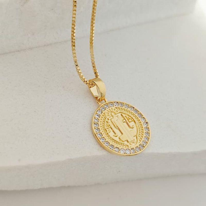 corrente são bento com zircônia