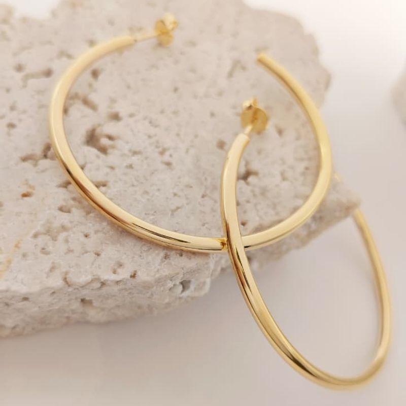 argola lisa + grossa 5cm