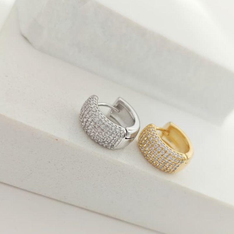 argolinha cravejada 1,9cm