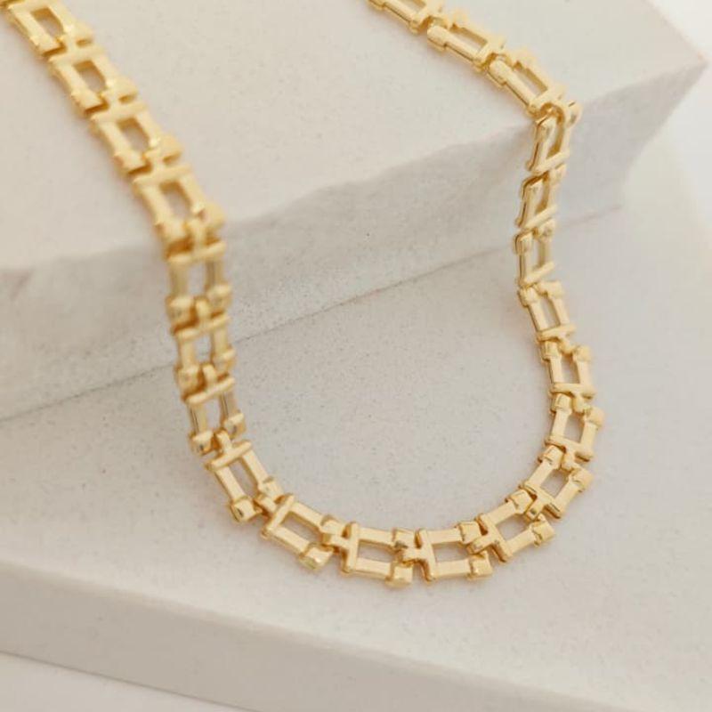 chocker trabalhada com elo português