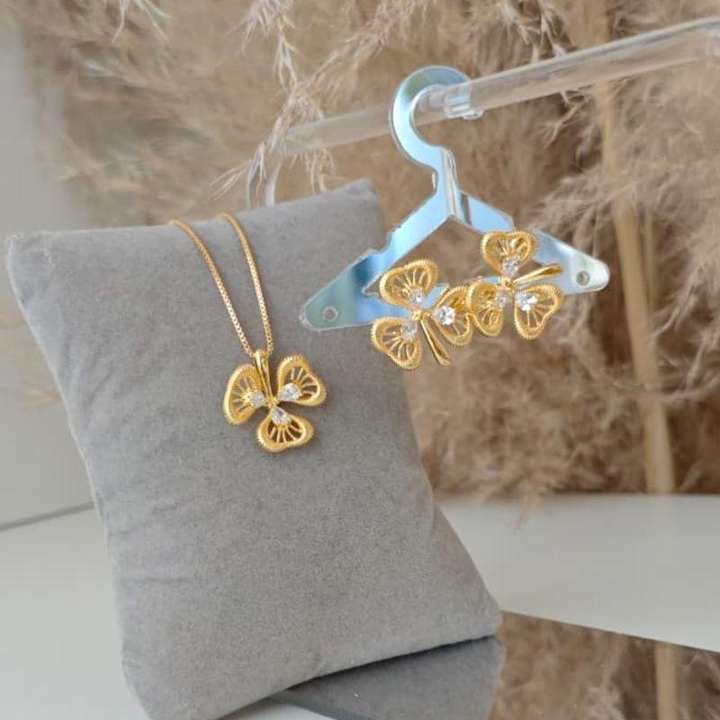 conjunto trevo vazado