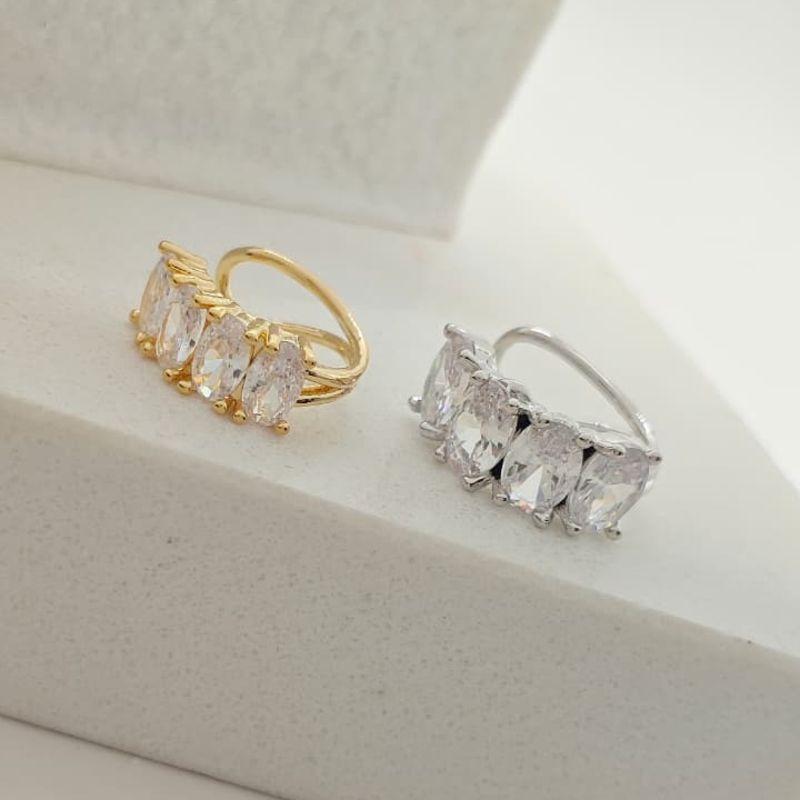 piercing fake com pedras