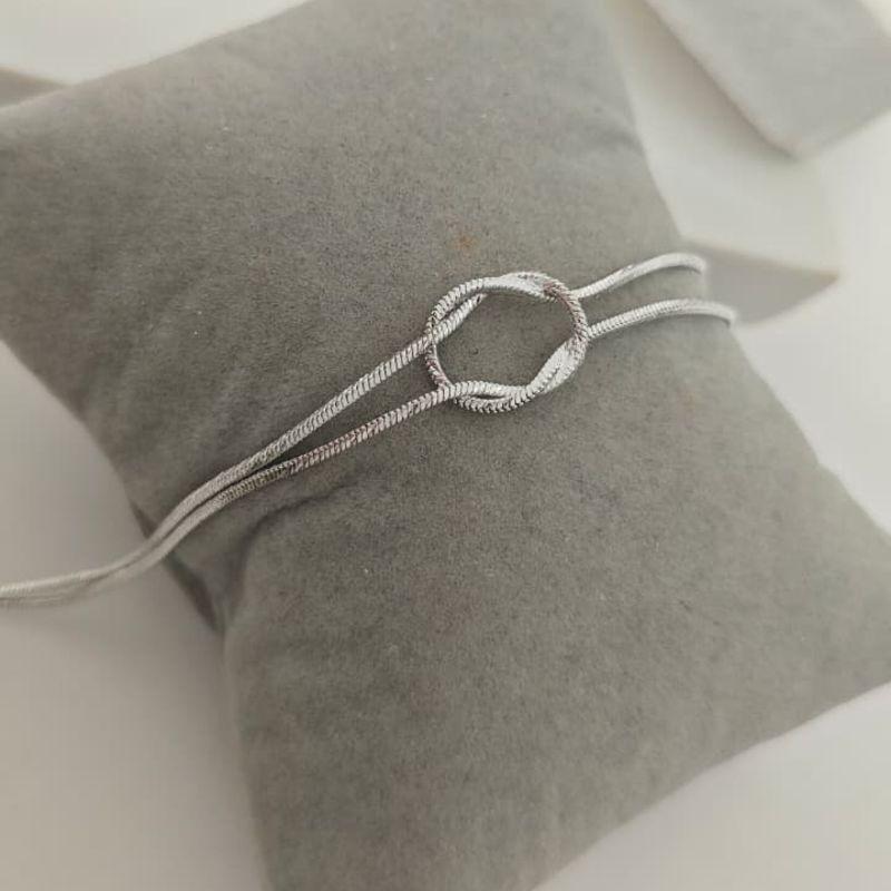 pulseira de nó rhodio