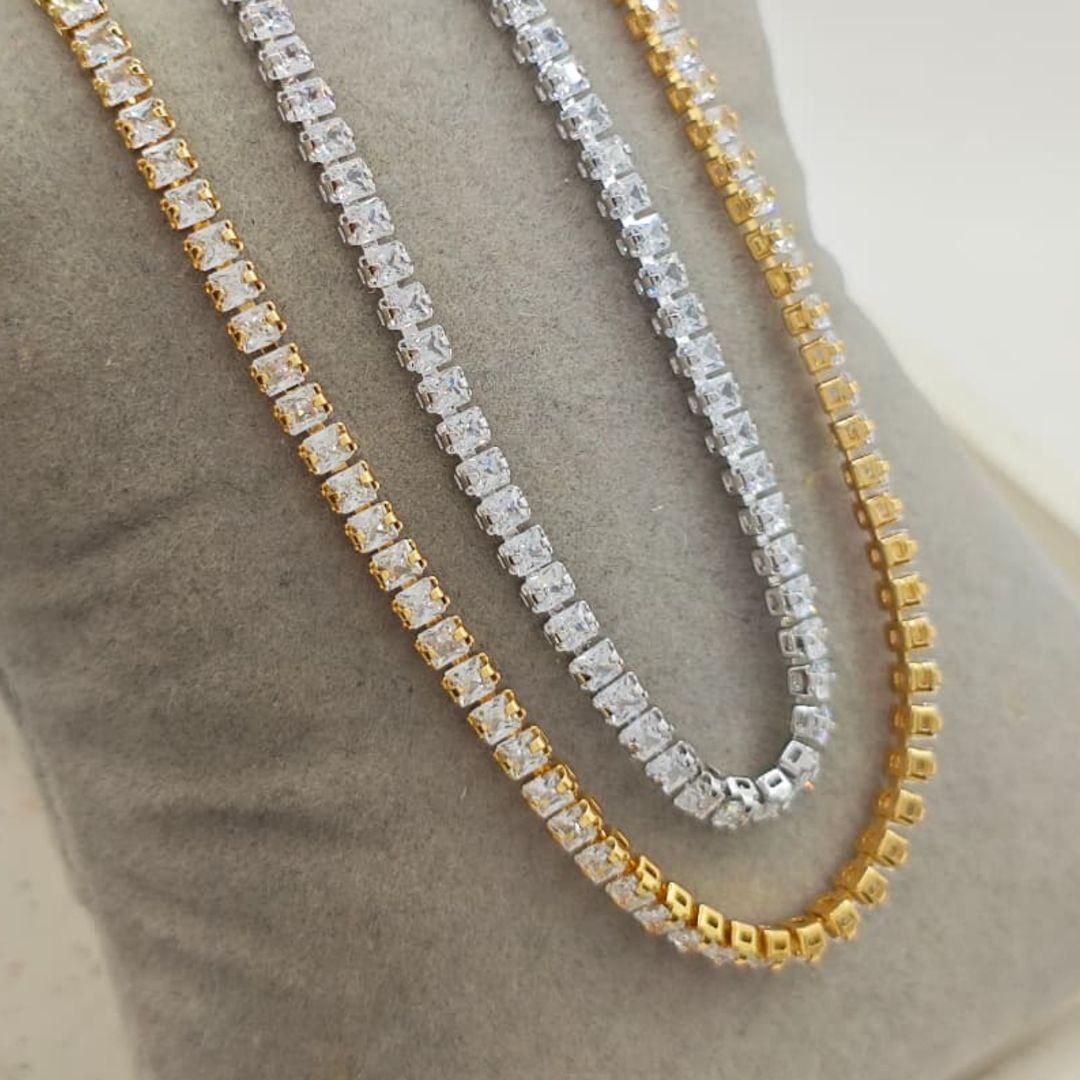 chocker riviera quadrada