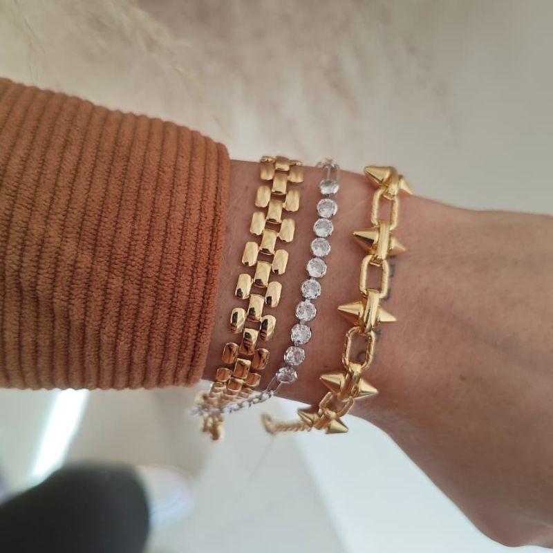pulseira riviera redonda e cartier rhodio